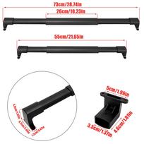 RV Screen Door Handle Grab Bar Adjustable RV Crossbar Screen Door Grab Bar for Trailer Travel Easy Exit Assist Pull Grip Camping