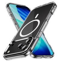 For iPhone 17 16 15 14 13 12 11 Pro Max XS Max XR Clear Magnetic Case MagSafe Compatible, Anti-Yellow, Shockproof Military Grade iPhone X gryna