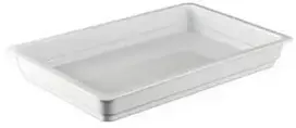 Multi Tray 1/1 GN 53x32x6.5 cm orkaitė-safe porcelain baltas
