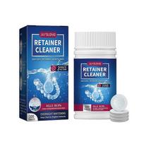 100pcs/boxed Denture Cleaning Tablets Efficient Removes Odor Oral Cleaning Retainer Cleaner
