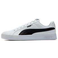PUMA Smash Vulc Retro Casual Skateboarding Shoes Unisex White Black Shoe 'White Black' Men's 385554-01 EU 35.5