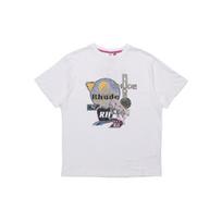 PUMA x RHUDE Graphic Tee Printed Short Sleeve TEE White Men's 596757-02 XS