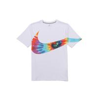 Nike Sportswear Big Swoosh Tee Hook White Bottom Color Hook Short Sleeve Male Men's CI9348-100 XL