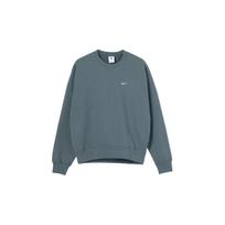 Men's Nike Lab Fleece Crew Solid Color Plush Stay Warm Sports Round Neck Pullover Dark Green DA0318-387 S