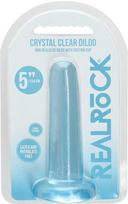 Realrock By Shots REALROCK Crystal Clear Intimate Machine 13.5 cm with Suction Base Transparent