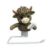 Funny Frog Toilet Paper Holder Wall Mounted Paper Roll Holder Novelty Resin Frog Towel Tissue Dispenser for Bathroom Decor