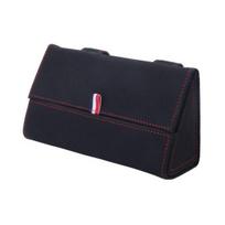 Car Storage Box Flip-Type Anti-Falling Eyeglass Case Snap-On Installation Leather Texture Organizer Universal Fit Sunglasses Box