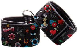 Ouch By Shots OUCH! Adjustable Printed Ankle Cuffs with Velcro Fastening - Universal Fit