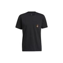 adidas Dame Avatar Pkt Lillard Basketball Sports Pocket Loose Round Neck Short Sleeve Black Men's GP3435 L