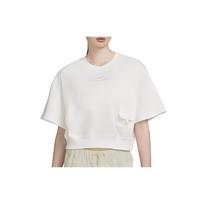 (WMNS) Nike Sportswear French Terry Fleece T-shirt (Asia Sizing) 'Sail' Women's HF6176-133 M