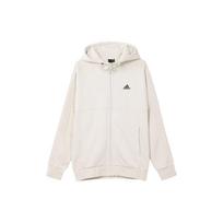 Men's adidas Fleece Lined Stay Warm Sports Hooded Cardigan Jacket Bauxite Brown HG1833 L