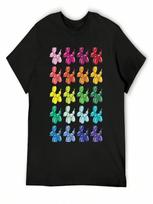 Colorful Balloon Dog T-Shirt Shirts Graphic Tee Basketball Graphic Tees Animal Prinfor Boys Compression Shirt unisex S įvairiaspalvis