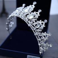 Luxury Bling Jewelry Bridal Princess Diadem Headband Tiara Hair Accessories Crown