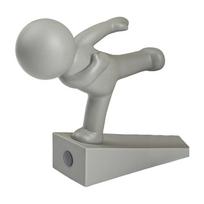Funny Cartoon Decorative Door Stop Non-slip Action Figure Door Stopper Anti Collision No Drilling Door Bumper for Home Bedroom