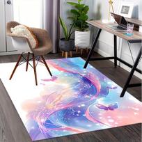 Colorful Butterfly Chair Mat - Home Decor,Office Rug,Gift for Any Room0109068A 100cm x 120cm