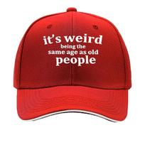Unisexs Outdoor Baseball Cap with Fun Letter Print Adjustable Visor HipHop Trendy Hat Sandwich Baseball Cap One Size