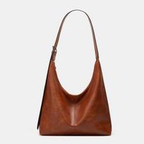 Slouchy Tote Bags for Women Retro Vegan Leather Shoulder Crossbody Bag Faux Leather Handbag Purse Satchel Soft Leather Bag ruda