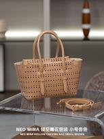 Neo  20th Anniversary Empty Tote Bag Edition Beach Style Casual Genuine Leather Womens Bag Large Capacity Handbag Single Handle Bag 20cm ruda