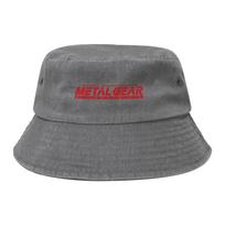 Unisex Bucket Hat Metal Gear Solid Title Logo Spring Headwear Foldable Camping Fishing Hats  Bob Hat Birthday Gift One Size