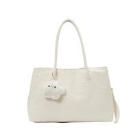 Korea Waterproof Nyl Tote Bag Solid Color Large Capacity Multi-compartment Shoulder Bag Casual Simple Versatile Handbag New balta