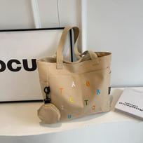 New Fashiable Tote Bag, Casual Art Persalized Student Aesthetic Large Capacity One Shoulder Handheld Underarm Bags for Women