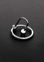 Steel By Shots Full Stop Stainless Steel Glans Ring with Urethral Sphere 30mm