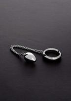 Steel By Shots Ouch! Donut C-Ring Anal Egg 40x30mm Stainless Steel Intimate System