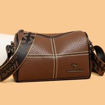 New women's versatile retro embroidered wide strap pillow bag shoulder crossbody bag (20cm<Max Length<30cm)