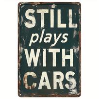 Planetjuice Planetjuice Vintage Car Tin Sign Metal Wall  Garage Man Cave Retro x Inch (as the picture,20x30)