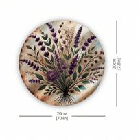 Planetjuice Vintage Tin Sign Lavender Metal Wall Art Farmhouse Decor For Garden Bar Garage (as the picture,20x20)