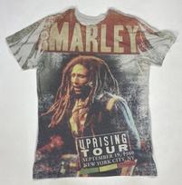 Bob Marley Uprising Tour 1989 New York City Graphic T-shirt Men Small AOP XXXL
