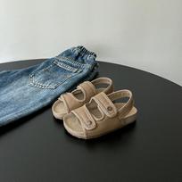 Kids' Summer Velcro Non-slip Sandals - Open-Toe Beach Shoes for Boys & Girls 23
