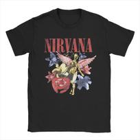 Nirvana Grunge Band Tee Graphic T Shirt Streetwear Vintage Y2K Mens [S-6XL] XL