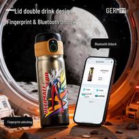 Germ Ultraman Smart Bluetooth Kids Thermos Cup with Fingerprint Unlock