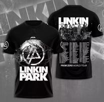 Linkin Park 2026 Tour Date 3D T-Shirt Unisex All Size Gift For Men And Women XXXXL