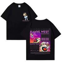 Kanye West Graduation Bear Double Sided Printed T shirt MULTIPLE COLORS ALL SIZE L