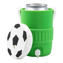 Sports Cooler Drink Bucket for 12oz Cans, Mini Beer Can Holder for Beach Party, Football Basketball Ice Container for Tailgate Football