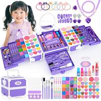 Dreamon Makeup Set for Girls, Makeup Box, Toy, Kids Cosmetics, Dresser, Gift for Girls Ages 6, 7, 8, 9, 10, 11, 12, 13, Birthday, Christmas Present
