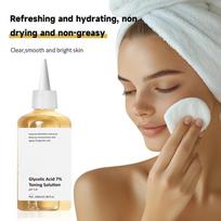 ENVISHA 100ml Glycolic Acid 7% Toning Solution, Acne Removing & Moisturizing Face Skin Care, Rejuvenating Deep Hydration