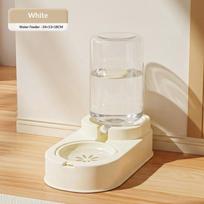 Split Design Automatic Pet Feeder & Water Dispenser Set Gravity Refill  Material for Cats Dogs Daily Feeding Home Use A2