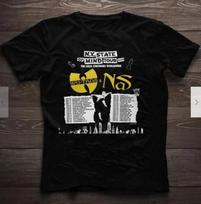 WuTang Clan & Nas NY State Of Mind Tour 2023 TShirt The Saga Continues Worldwide 3XL