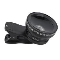 2 Functions Mobile Phone Lens 0.45X Wide Angle Len and NaMacro HD Camera Lens Fit for   Phone