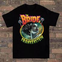 Bride of Frankenstein T-Shirt Unisex 100% Cotton Tee S-5XL S