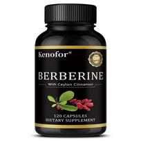 Berberino 900 mg maisto papildas su ekologišku Ceilono cinamonu, 120 kapsulių buteliuke 120 Capsules