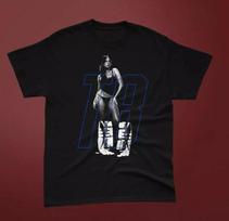 Tate Mcrae Pose Black Cotton Short Sleeve T-shirt size S-5XL XXL