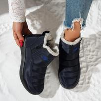 Fleece-Lined Winter Snow Boots for Men & Women - Warm, Lightweight, Cold-Proof, Outdoor-Ready 45