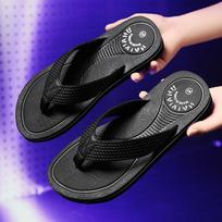 Men's Summer Non-Slip Flip-Flops: Wear-Resistant, Comfortable Toe-Post Beach Sandals for Indoor/Outdoor Use 39