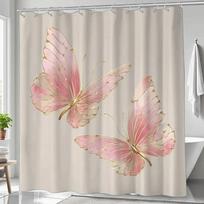 1pc Bathroom Shower Curtain, Quick Painting Design, Sweet Day Shower Curtain, Includes 12 Hooks, 180x180cm Bathroom Curtain Ho (as the picture,90x180cm35x71in)