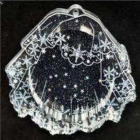 Headband Badge Storage Frame Acrylic Anime Badge Headband Decoration Storage Display Frame Creative Gift for Anime Fans 58/75mm (Transparent,58mm)