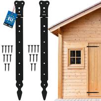 Kotarbau® Gazebo Hinge For Doors, Shutters, Gates, Gazebo, Steel, Black, 400 Mm, Set Of 2